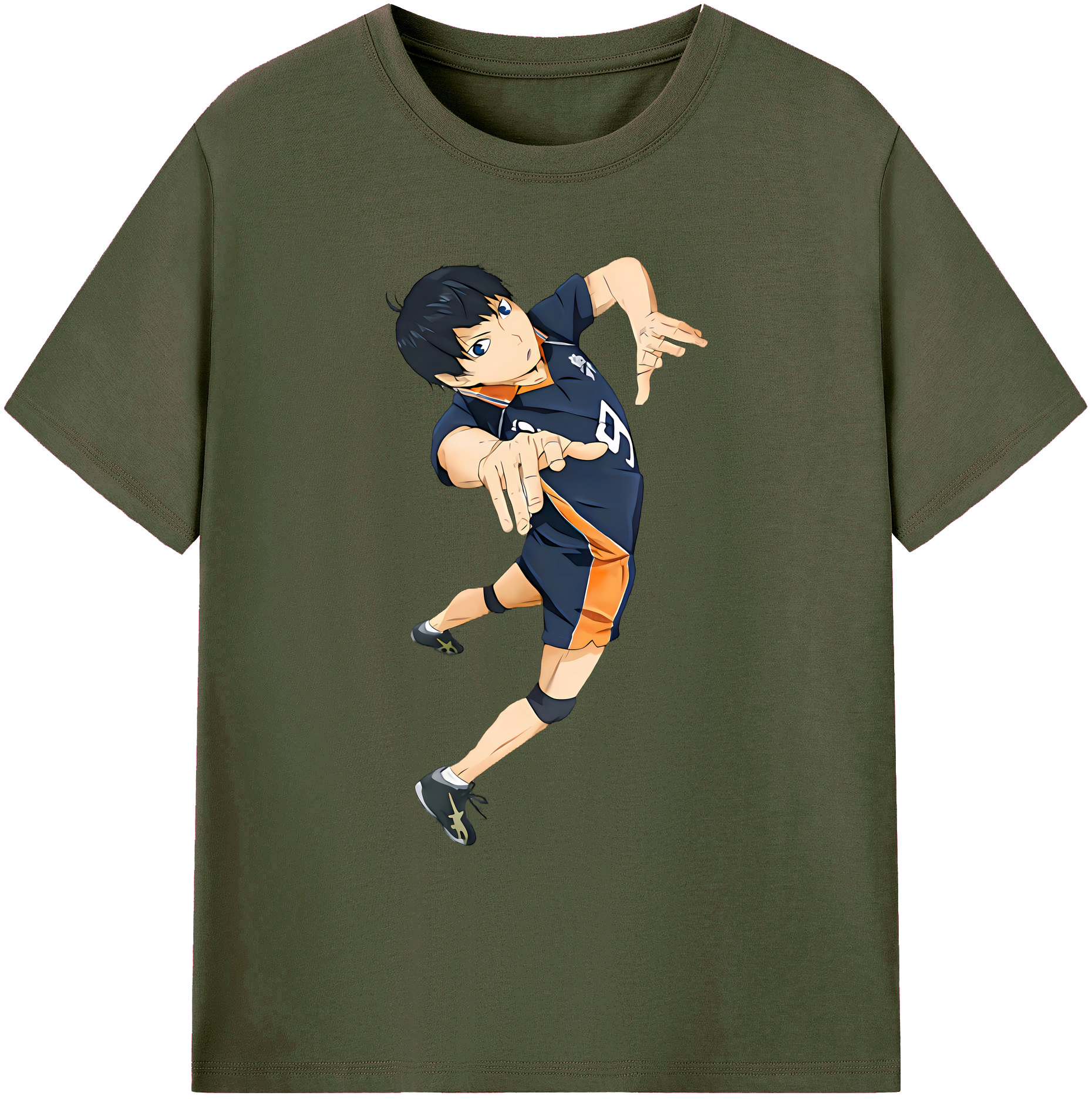 （画像用） ハイキュー!! Haikyu!! 綿100％ メンズ半袖Tシャツ｜肌触りやわらか＆通気性